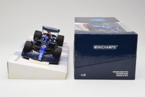 Williams FW44 Mercedes #23 A. Albon Bahrain GP 2022 Case Edition Minichamps 1:18 147220123 Sveķi — attēls 6 no 7