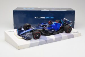 Williams FW44 Mercedes #23 A. Albon Bahrain GP 2022 Case Edition Minichamps 1:18 147220123 Sveķi — attēls 7 no 7