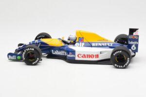 Williams Renault FW14 #6 R. Patrese F1 1991 Minichamps 1:18 100910006 Metāls — attēls 4 no 8