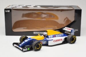 Williams FW15C Renault #2 A. Prost F1 World Champion 1993 Minichamps 1:18 180930002 Sveķi — attēls 7 no 7