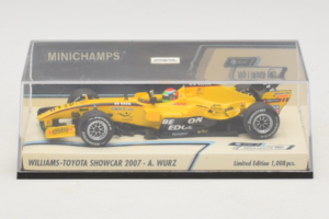 Williams FW29 Toyota A. Wurz Williams F1 Team Showcar 2007 Minichamps 1:43 400070087 Metāls — attēls 4 no 5