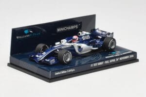 Williams FW28 Toyota K. Nakajima F1 Test Debut 2006 Minichamps 1:43 400060135 Metāls — attēls 2 no 6