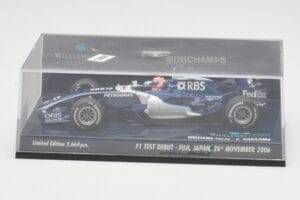 Williams FW28 Toyota K. Nakajima F1 Test Debut 2006 Minichamps 1:43 400060135 Metāls — attēls 6 no 6