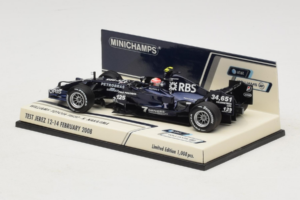 Williams FW30 Toyota #8 K. Nakajima Test Jerez Feb 2008 Minichamps 1:43 400080208 Metāls — attēls 3 no 5