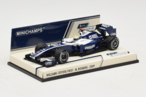 Williams FW31 Toyota #16 N. Rosberg F1 2009 Minichamps 1:43 400090016 Metāls — attēls 2 no 5
