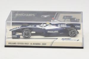 Williams FW31 Toyota #16 N. Rosberg F1 2009 Minichamps 1:43 400090016 Metāls — attēls 4 no 5