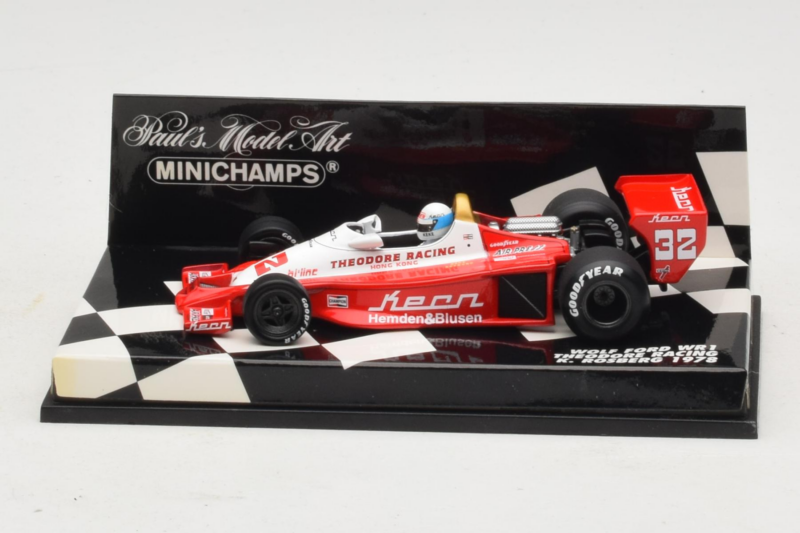 Wolf WR1 Ford Theodore Racing K. Rosberg F1 1978 Minichamps 1:43 400780032 Metāls