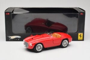 Ferrari 166 MM Sarkans Hot Wheels 1:18 L2989 Metāls — attēls 8 no 8