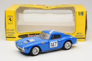 Ferrari 250 GT Berlinette #147 Zils Jouef Evolution 1:18 3023 Metāls — attēls 8 no 8
