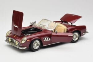 Ferrari 250 GT California Sarkans Hot Wheels 1:18 3401158 Metāls — attēls 2 no 8