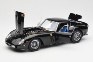 Ferrari 250 GTO Melns Kyosho 1:18 08431BK Metāls — attēls 2 no 8