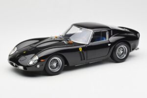 Ferrari 250 GTO Melns Kyosho 1:18 08431BK Metāls