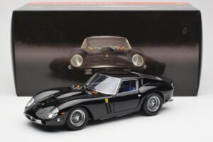 Ferrari 250 GTO Melns Kyosho 1:18 08431BK Metāls — attēls 8 no 8