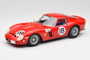 Ferrari 250 GTO #18 P. Rodriguez Daytona Continental 3 Hours Winner 1963 Kyosho 1:18 08438F Metāls