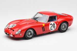 Ferrari 250 GTO #24 J. Blaton / G. Langlois 2nd 24 Hours of Le Mans 1963 Kyosho 1:18 08432C Metāls