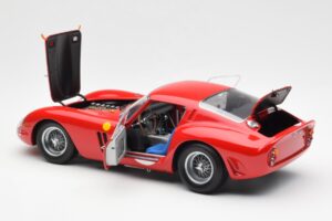 Ferrari 250 GTO #24 J. Blaton / G. Langlois 2nd 24 Hours of Le Mans 1963 Kyosho 1:18 08432C Metāls — attēls 5 no 8