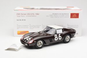 Ferrari 250 GTO #86 Targa Florio 1962 CMC 1:18 M-156 Metāls — attēls 6 no 6