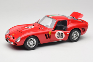 Ferrari 250 GTO #96 Sarkans 1962 Bburago 1:18 3011-N1 Metāls — attēls 2 no 8