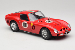 Ferrari 250 GTO #96 Sarkans 1962 Bburago 1:18 3011-N1 Metāls — attēls 6 no 8
