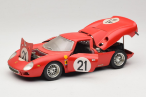 Ferrari 250 LM #21 M. Gregory / J. Rindt 24 Hours of Le Mans 1965 Bburago 1:18 3033-P2 Metāls — attēls 2 no 8