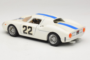 Ferrari 250 LM #22 Balts 1965 Bburago 1:18 3333-W1 Metāls — attēls 7 no 8