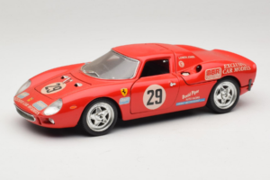Ferrari 250 LM #29 Owens / Jones Monza 1992 Ierobežots Izdevums Bburago 1:18 3033-P3 Metāls