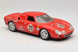 Ferrari 250 LM #29 Owens / Jones Monza 1992 Ierobežots Izdevums Bburago 1:18 3033-P3 Metāls — attēls 6 no 8