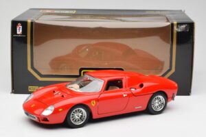 Ferrari 250 Le Mans Sarkans Bburago 1:18 3033 Metāls — attēls 8 no 8