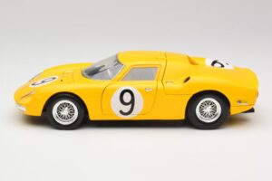Ferrari 250 LM #21 M. Gregory / J. Rindt NART 24 Hours of Le Mans Winner 1965 Hot Wheels 1:18 25729 Metāls — attēls 4 no 8
