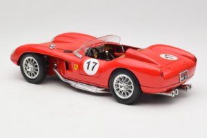 Ferrari 250 Testa Rossa #17 Sarkans 1957 Bburago 1:18 3007-R4 Metāls — attēls 7 no 8
