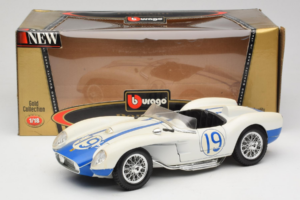 Ferrari 250 Testa Rossa #19 Balts Replacement Box 1957 Bburago 1:18 3007-R5 Metāls — attēls 8 no 8