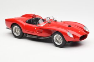 Ferrari 250 Testa Rossa Pontoon Fender Sarkans CMC 1:18 M-071 Metāls — attēls 4 no 6