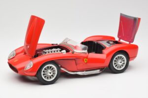 Ferrari 250 Testa Rossa Sarkans Bburago 1:18 3007 Metāls — attēls 2 no 8
