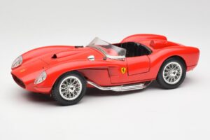 Ferrari 250 Testa Rossa Sarkans Bburago 1:18 3007 Metāls
