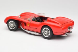 Ferrari 250 Testa Rossa Sarkans Bburago 1:18 3007 Metāls — attēls 7 no 8