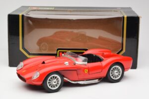 Ferrari 250 Testa Rossa Sarkans Bburago 1:18 3007 Metāls — attēls 8 no 8