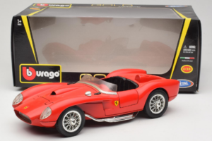 Ferrari 250 Testa Rossa Sarkans Replacement Box Bburago 1:18 3007-R2 Metāls — attēls 8 no 8