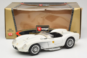 Ferrari 250 Testa Rossa Balts Replacement Box Bburago 1:18 3007-R3 Metāls — attēls 8 no 8