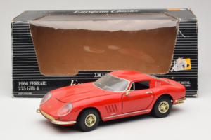 Ferrari 275 GTB/4 Sarkans ERTL 1:18 7493-P1 Metāls — attēls 8 no 8