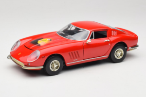 Ferrari 275 GTB/4 Sarkans Ar Palmu uz Pārsega ERTL 1:18 7483-P1 Metāls