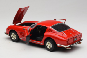 Ferrari 275 GTB/4 Sarkans Ar Palmu uz Pārsega ERTL 1:18 7483-P1 Metāls — attēls 5 no 8