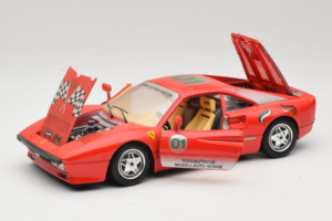 Ferrari 288 GTO #1 Sarkans 1984 Bburago 1:18 3027-P3 Metāls — attēls 2 no 8
