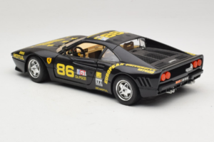 Ferrari 288 GTO #86 Melns Ierobežots Izdevums 1984 Bburago 1:18 3027-B1 Metāls — attēls 7 no 8