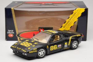 Ferrari 288 GTO #86 Melns Ierobežots Izdevums 1984 Bburago 1:18 3027-B1 Metāls — attēls 8 no 8