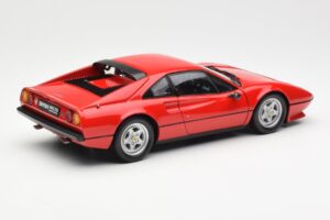 Ferrari 308 GTB Quattrovalvole Sarkans Kyosho 1:18 08182R Metāls — attēls 3 no 8