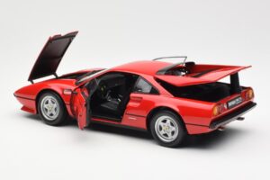 Ferrari 308 GTB Quattrovalvole Sarkans Kyosho 1:18 08182R Metāls — attēls 5 no 8