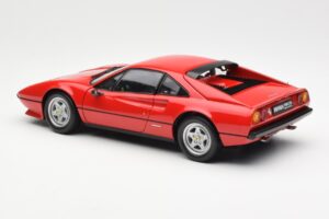 Ferrari 308 GTB Quattrovalvole Sarkans Kyosho 1:18 08182R Metāls — attēls 7 no 8