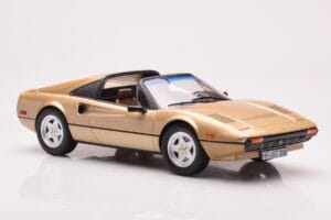 Ferrari 308 GTS Zeltains Ierobežots Izdevums Norev 1:18 187932 Metāls — attēls 4 no 6