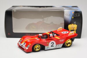 Ferrari 312 PB #2 Scuderia Ferrari World Sportscar Championship 1972 Shell 1:18 Shell001 Metāls — attēls 8 no 8