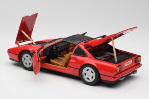 Ferrari 328 GTS Sarkans Anson 1:18 TY11078 Metāls — attēls 5 no 8
